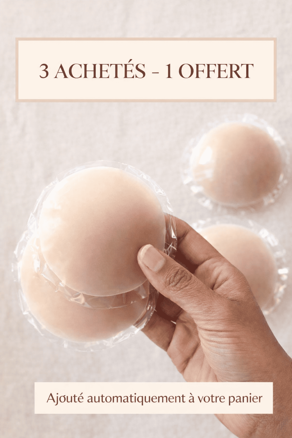 Cache-tétons invisibles NUDI